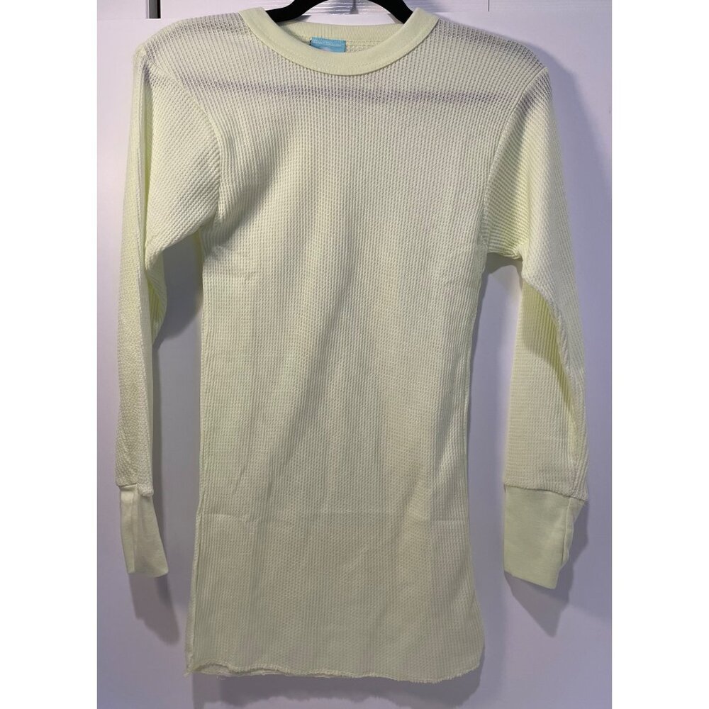 Vintage Carols Collection Womens Thermal Top Medium‎ Y2K 90s Preppy Fairy Sheer